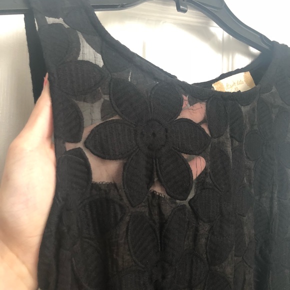 Altar’d State Velvet and Floral Lace Formal Dress - Picture 4 of 6